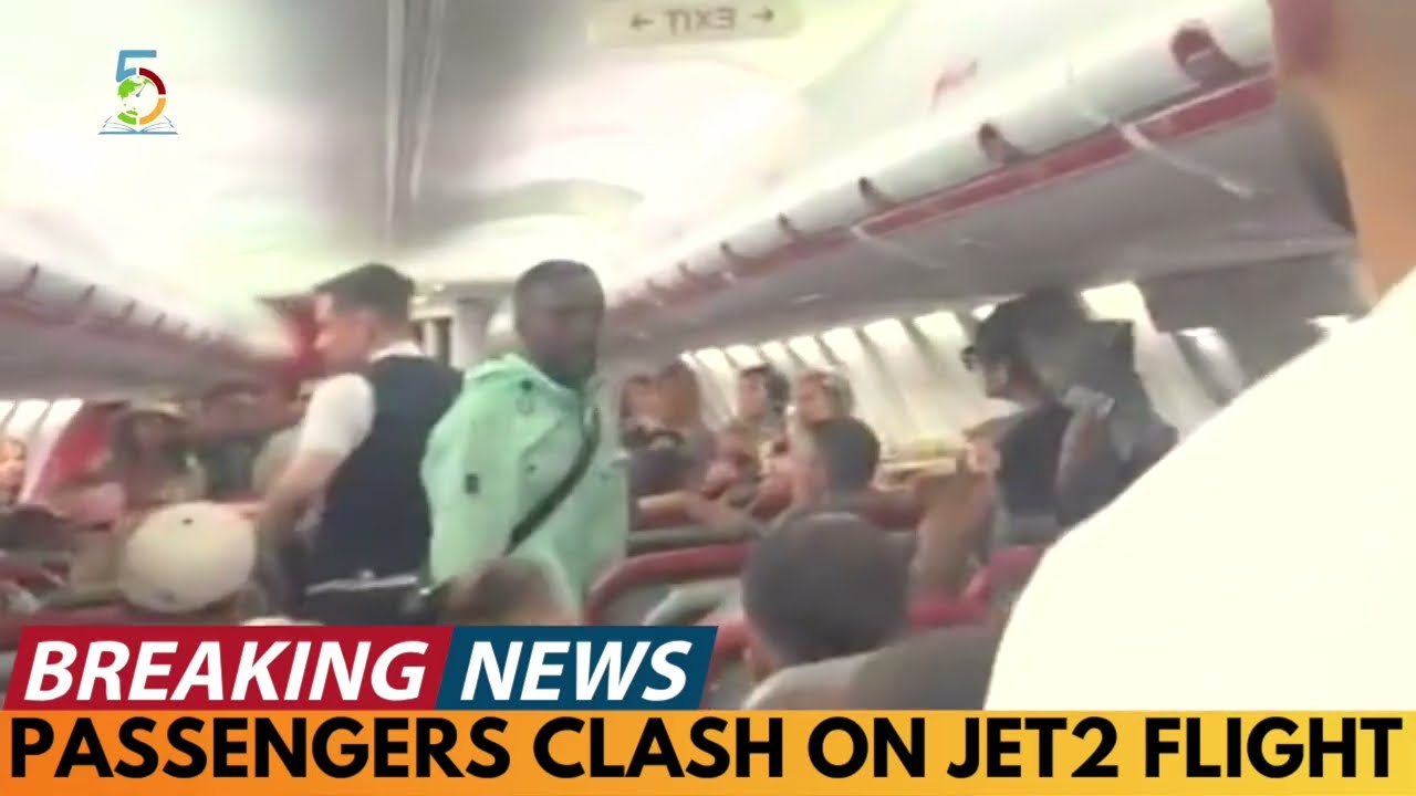 BREAKING NEWS: GROUP OF MEN CAUSE DISRUPTION ON JET2 FLIGHT