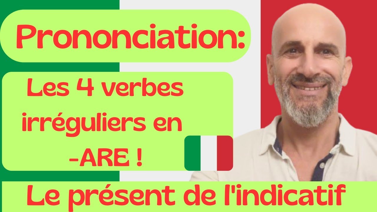 Les quatre verbes italiens irréguliers du premier groupe en - ARE!