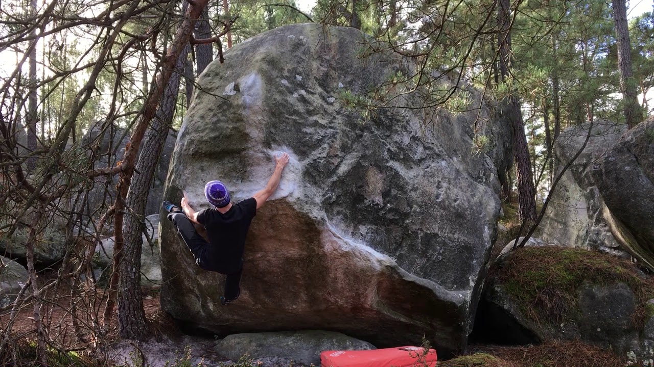 Fontainebleau - 95.2 - Petite mousse assis (7A+)