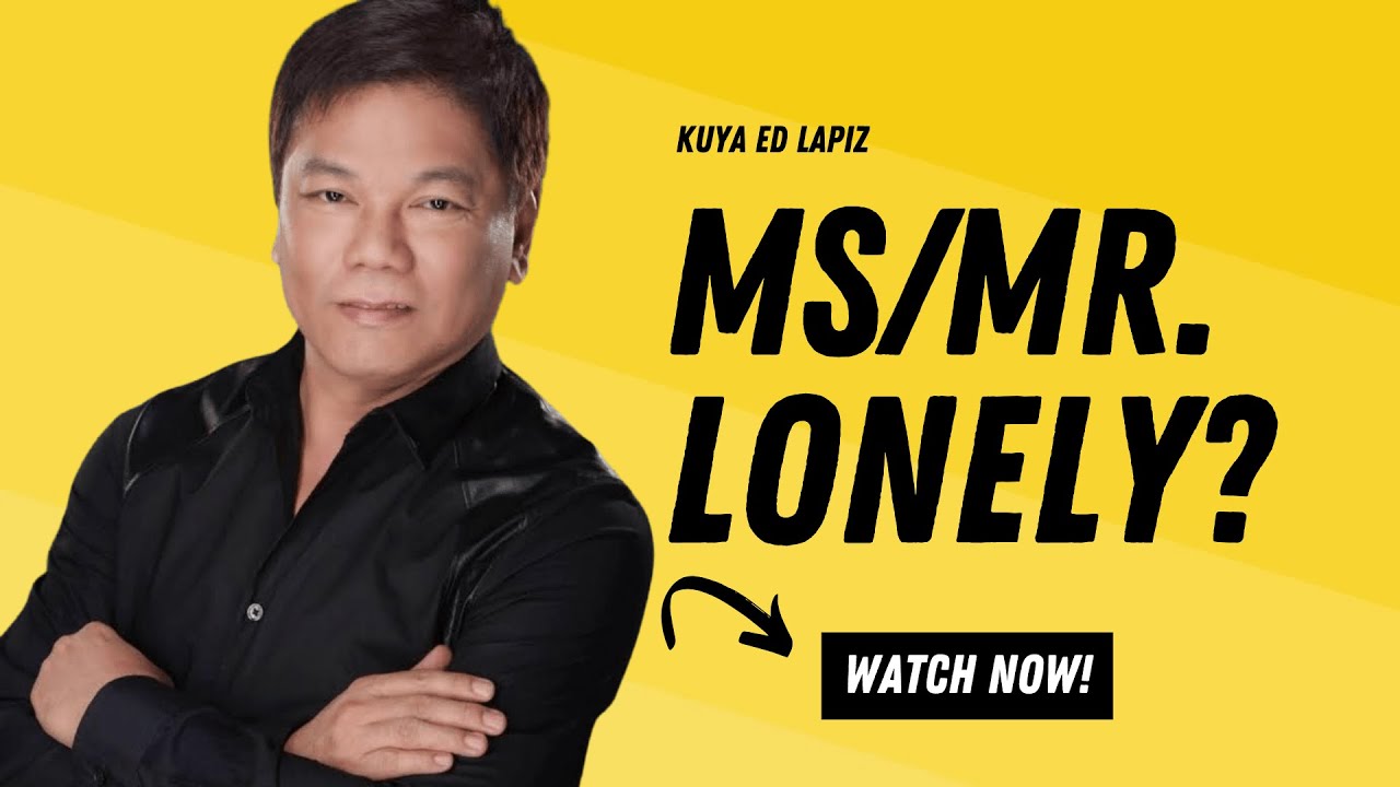 Ed Lapiz - Ms/Mr Lonely? - Official YouTube Channel ©2014-2025