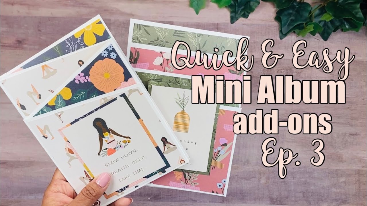 Mini Album add-ons | Ep. 3: Cascading Booklets
