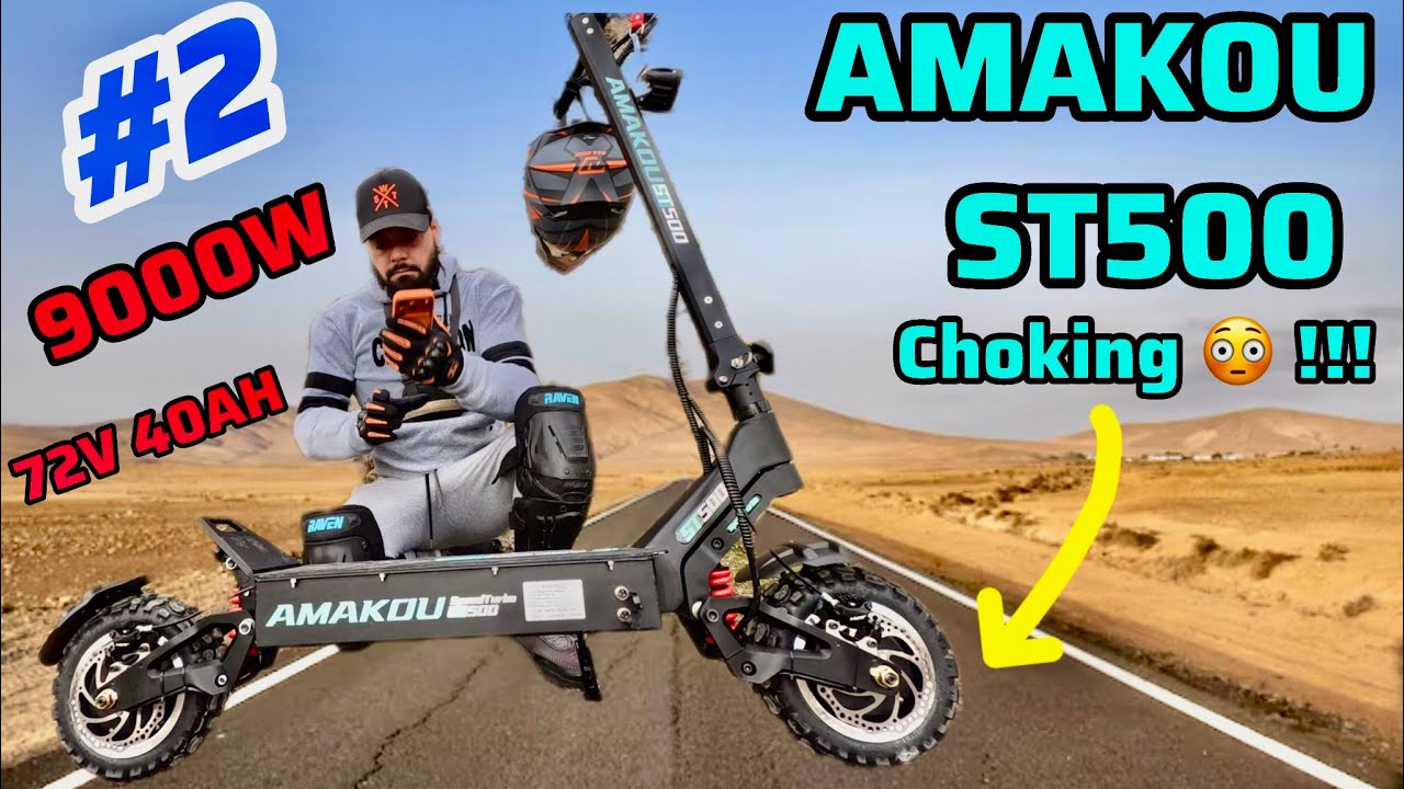 #2 AMAKOU ST500 72V TEST   [4K 60] TROTTINETTE ELECTRIQUE  #fyp  #pourtoi #pourtoi 99BanggoodAnniv