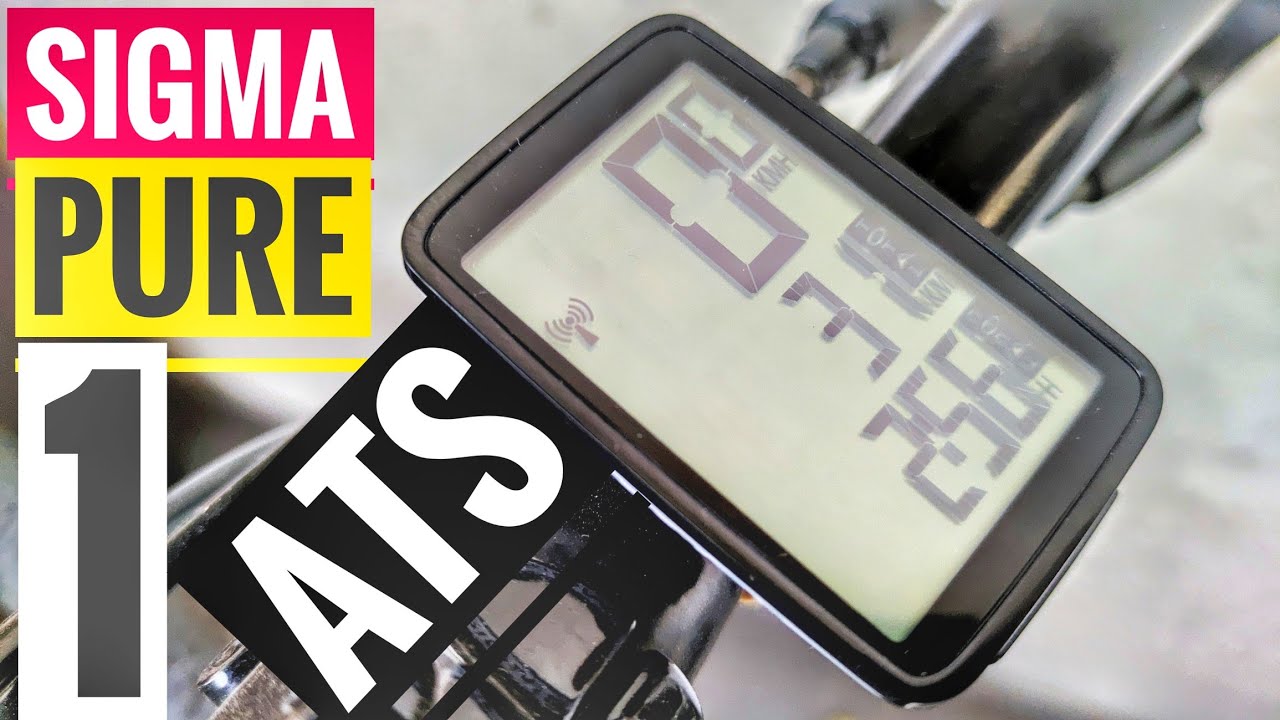 SIGMA Pure 1 ATS Wireless - Как установить велосипедный компьютер?