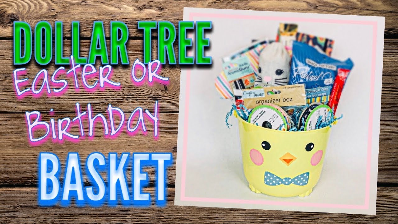 Dollar Tree ADULT EASTER / BIRTHDAY BASKET 🐥 | Country Girl