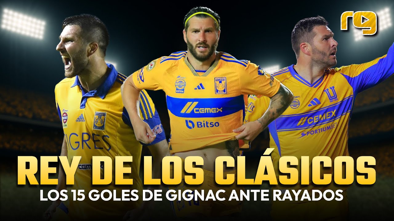 GIGNAC La Pesadilla del MONTERREY | Los 15 GOLES en CLASICOS REGIOS