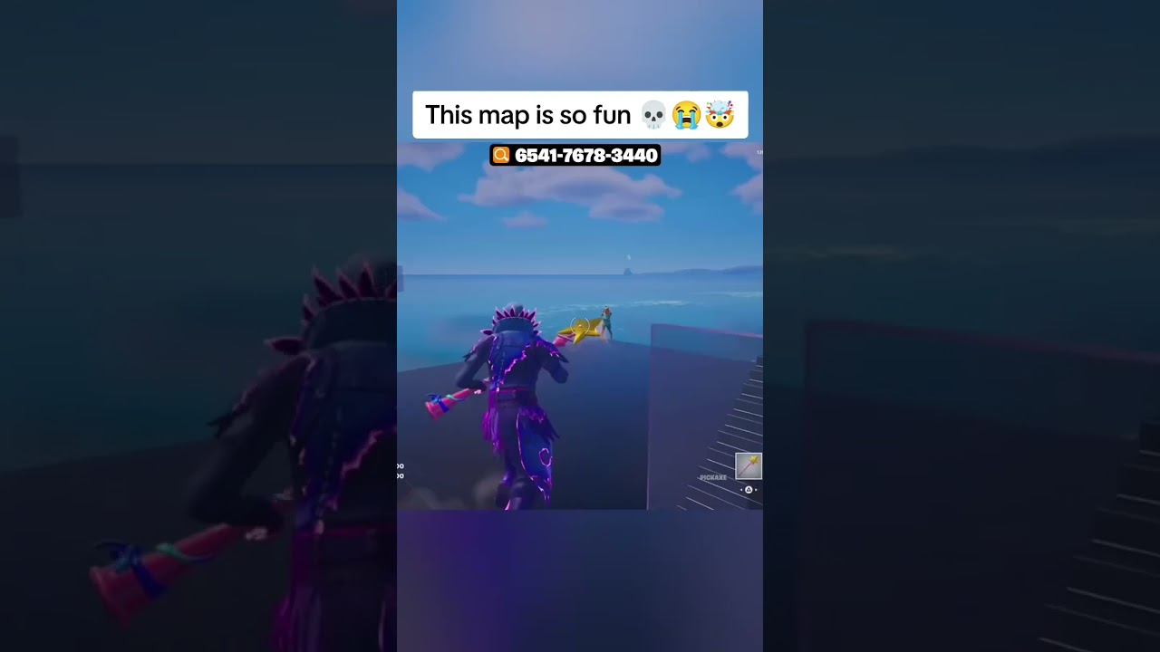 This map is so fun 🤣 | New Skin Map & It&rsquo;s crazy 🤯✅ #fortnite #bestmap #1v1map