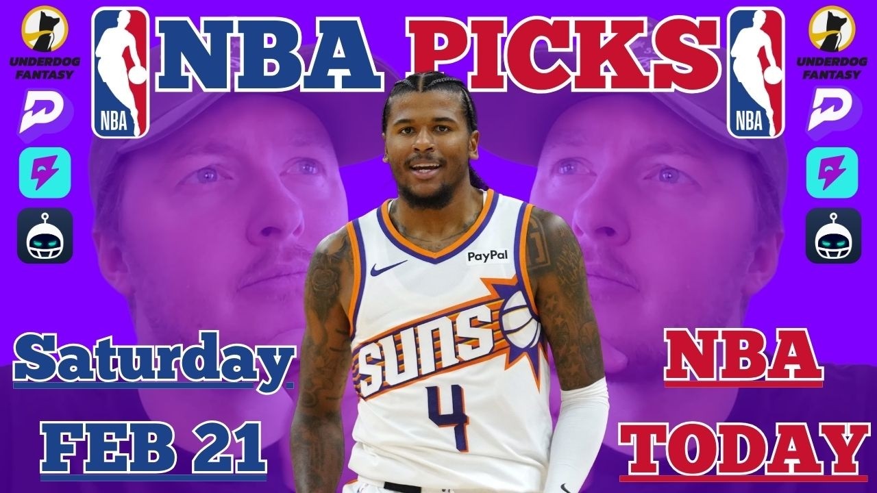 My 6 Best NBA Picks Today | Saturday February 21 | Player Props, Bets, and Predictions