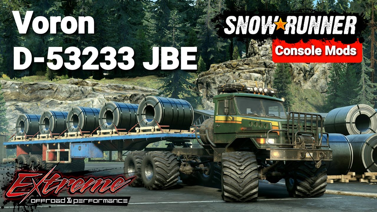 SnowRunner Console Mods: Voron D53233 JBE Offroad New Vehicles Console Mods Update