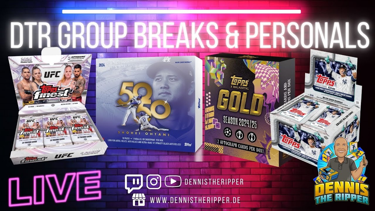 Musiala & Bellingham Auto UCC Gold!🔥Ohtani 50/50 Premiere!💥DTR Group Breaks & Personals