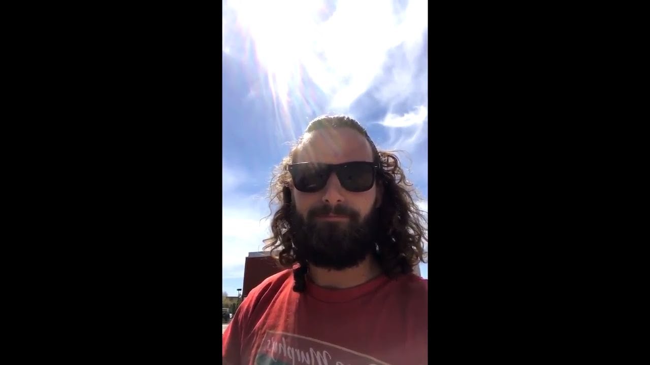 Crazy Sign Spinner Is Asked About WEED!