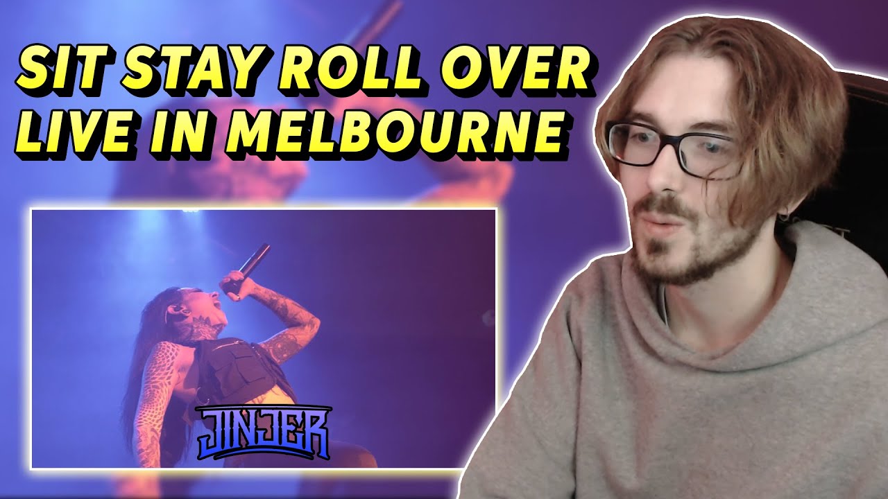 Sit Stay Roll Over by JINJER - Live in Melbourne (REACTION)