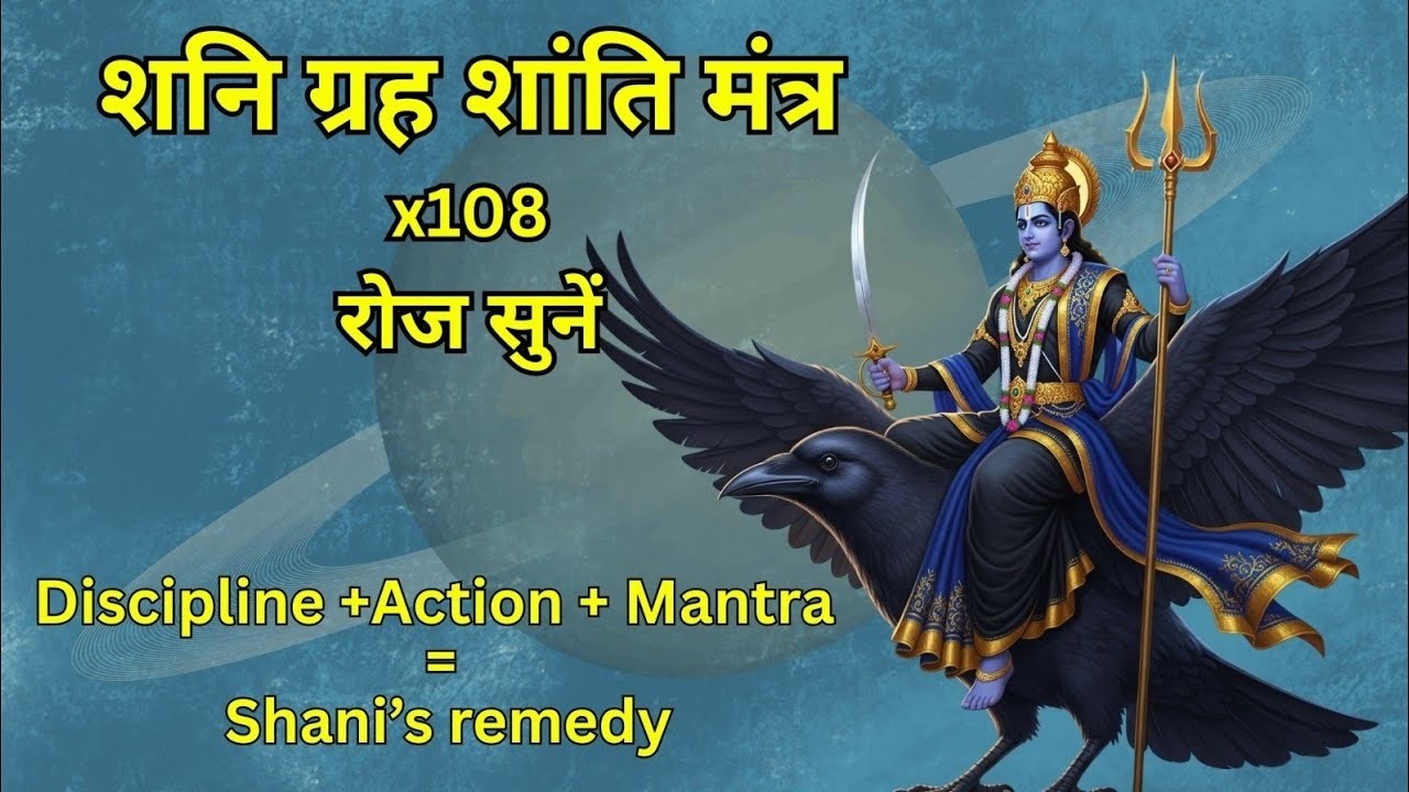 Powerful Shani Mantra | शनि ग्रह शांति मंत्र | Shani Dosh Nivaran | SadeSati Shani Dhayya #shanidev