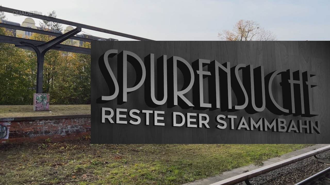 Spurensuche  2 - Reste der Stammbahn, Berlin - Düppel - Griebnitzsee (4K)
