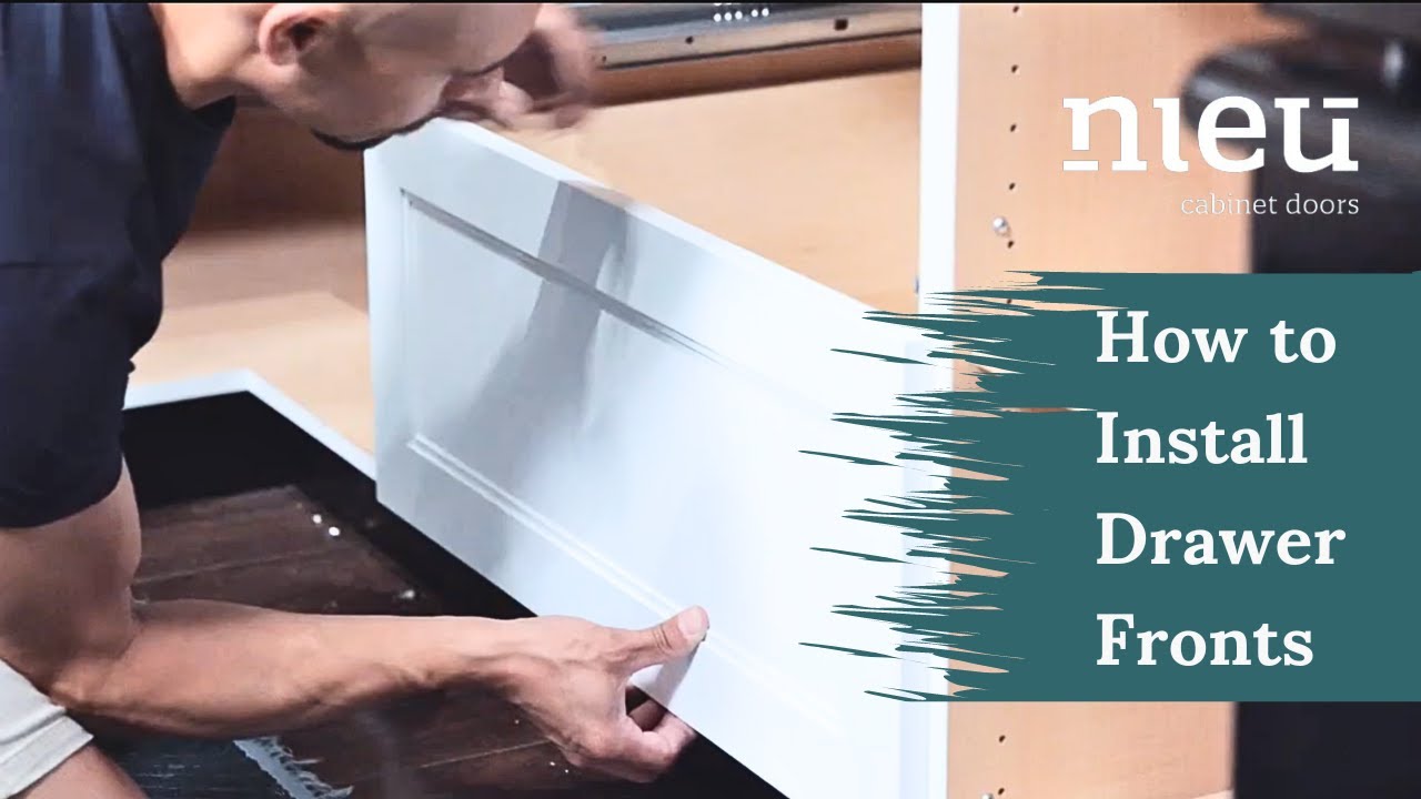 Easy DIY: Installing Drawer Fronts On Kitchen Cabinets!