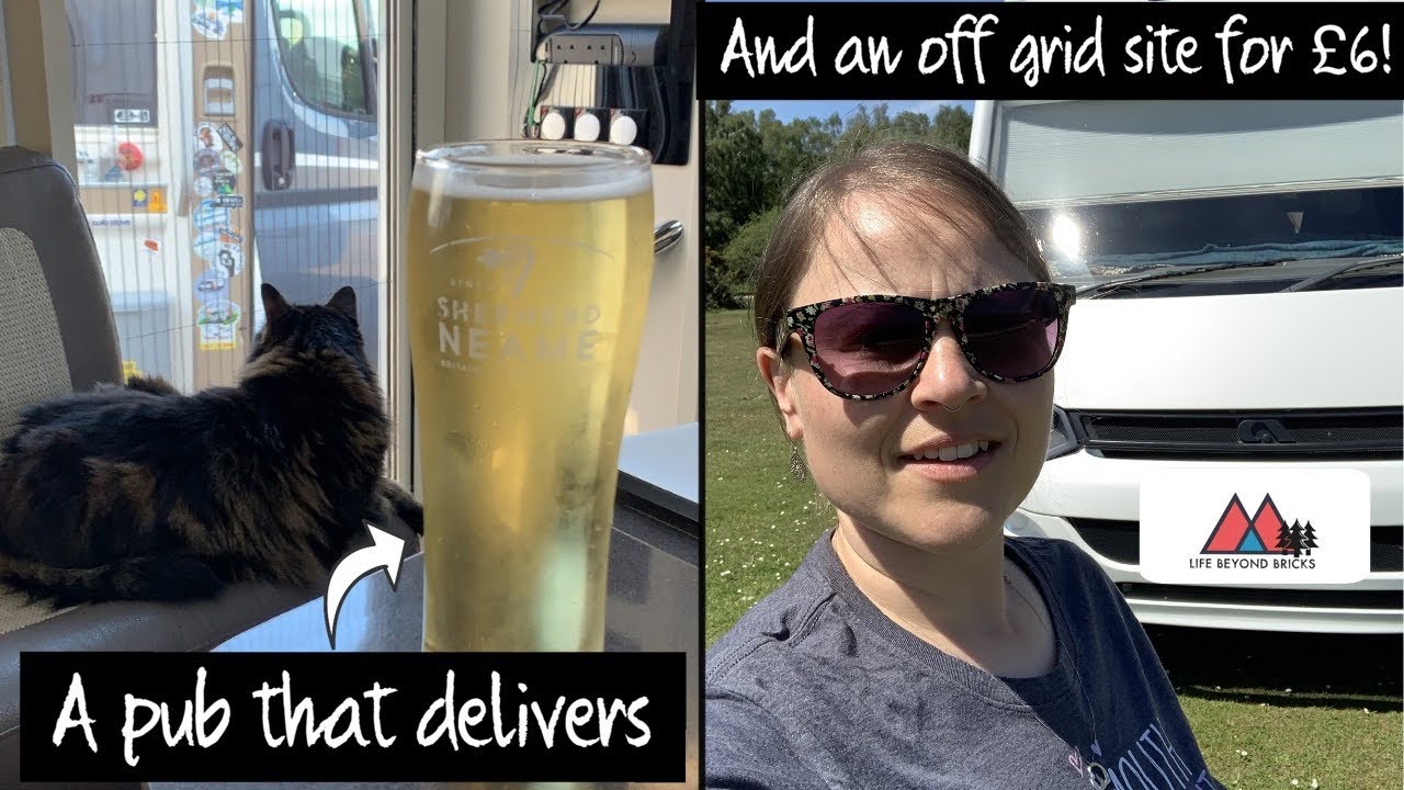 A Pub Stop that DELIVERS and an off grid Campsite for £6! | Motorhome Travels UK