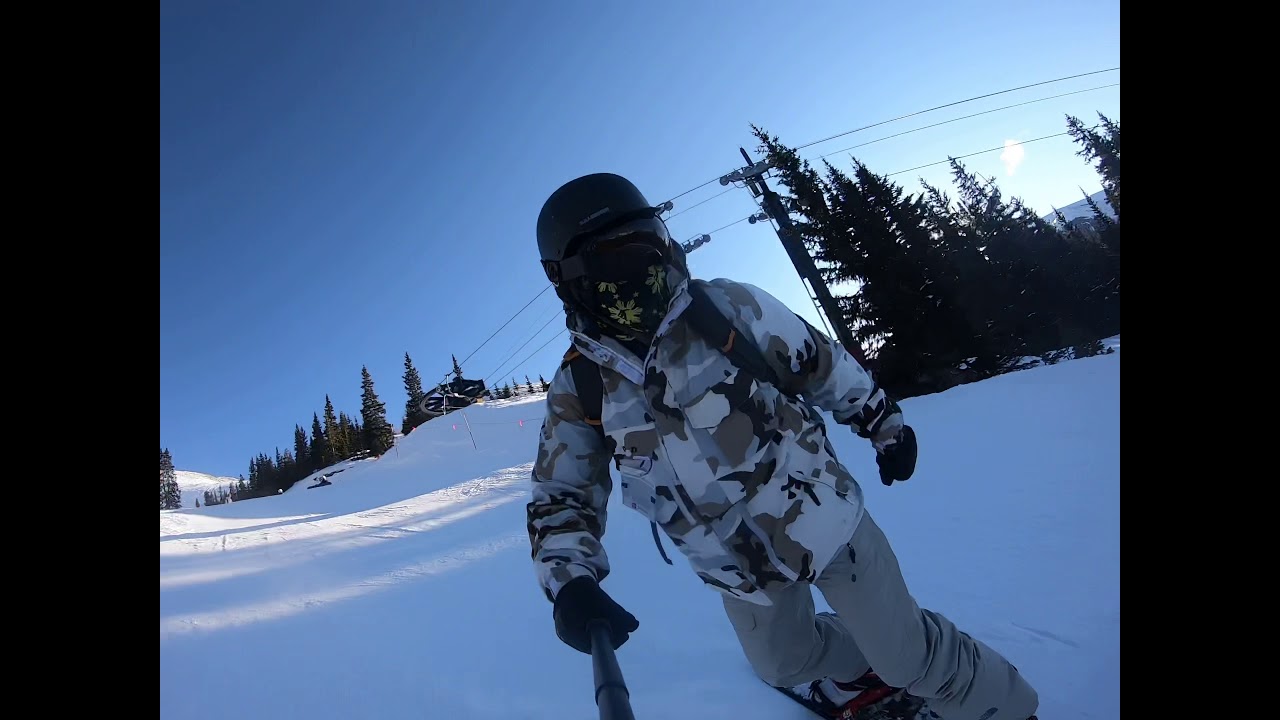 Surfing Powder at Loveland January 10th 2021