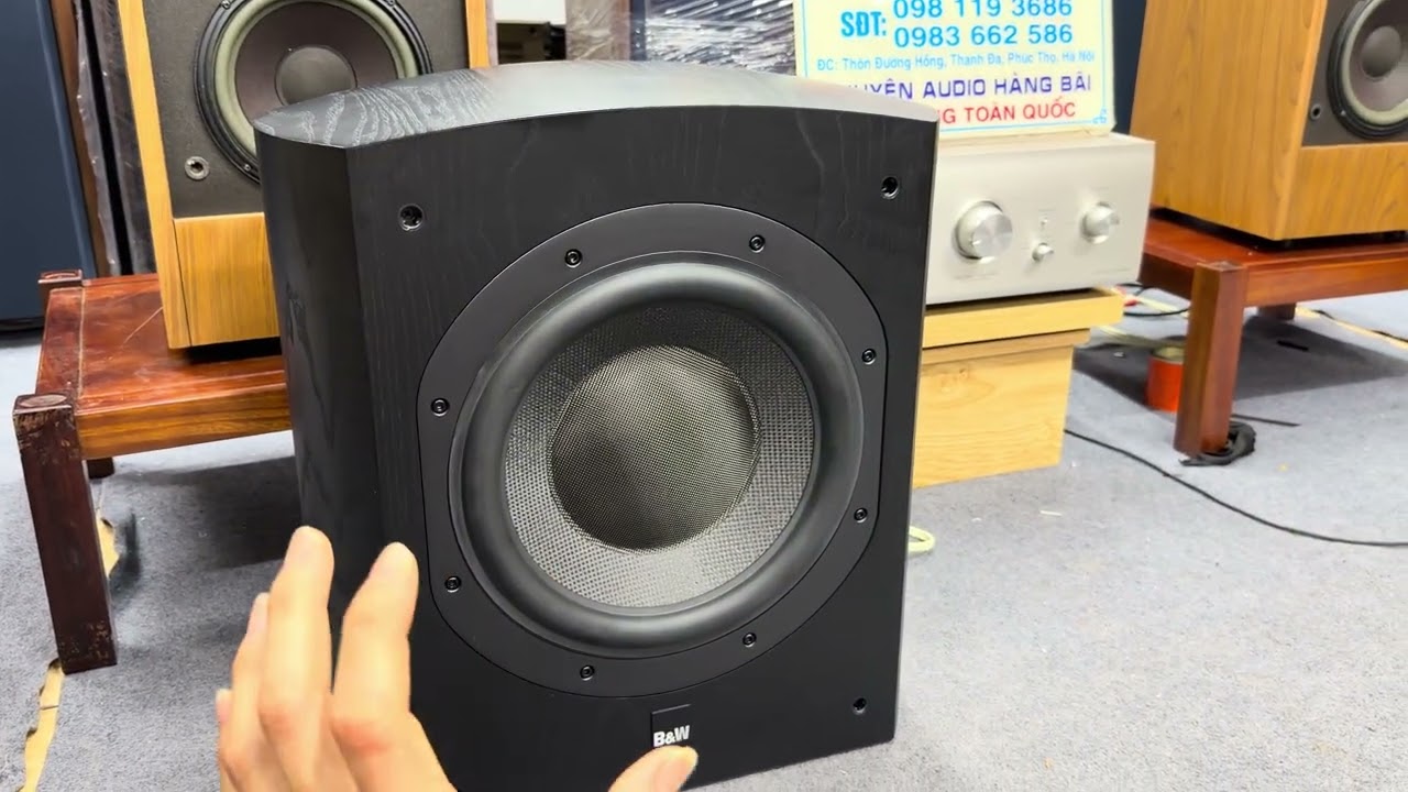 M1 bóc ra toàn hàng VIP Sub B&W 825 đánh với bose 601 seri 3