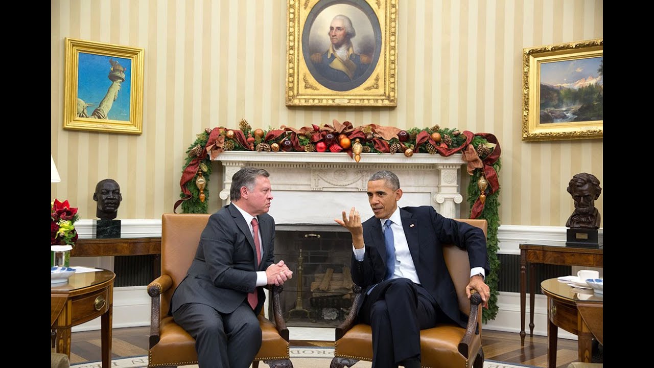 President Obama Meets with the King of Jordan