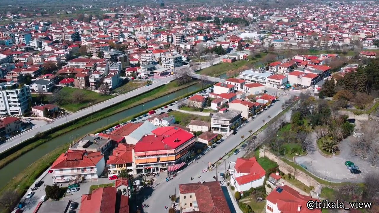 Half Marathon Kalampaka - Trikala [4k] Drone video | trikala_view