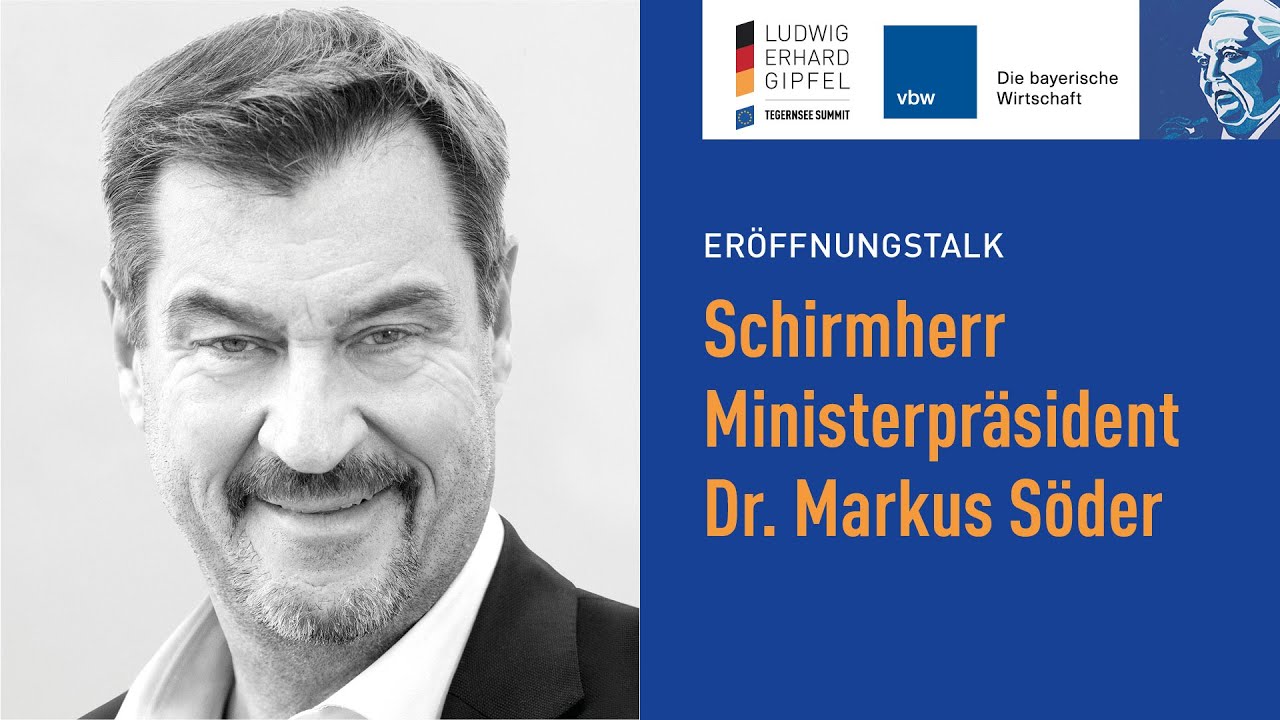 Eröffnungstalk mit dem Schirmherrn Ministerpräsident Dr. Markus Söder, MdL& Oliver Stock