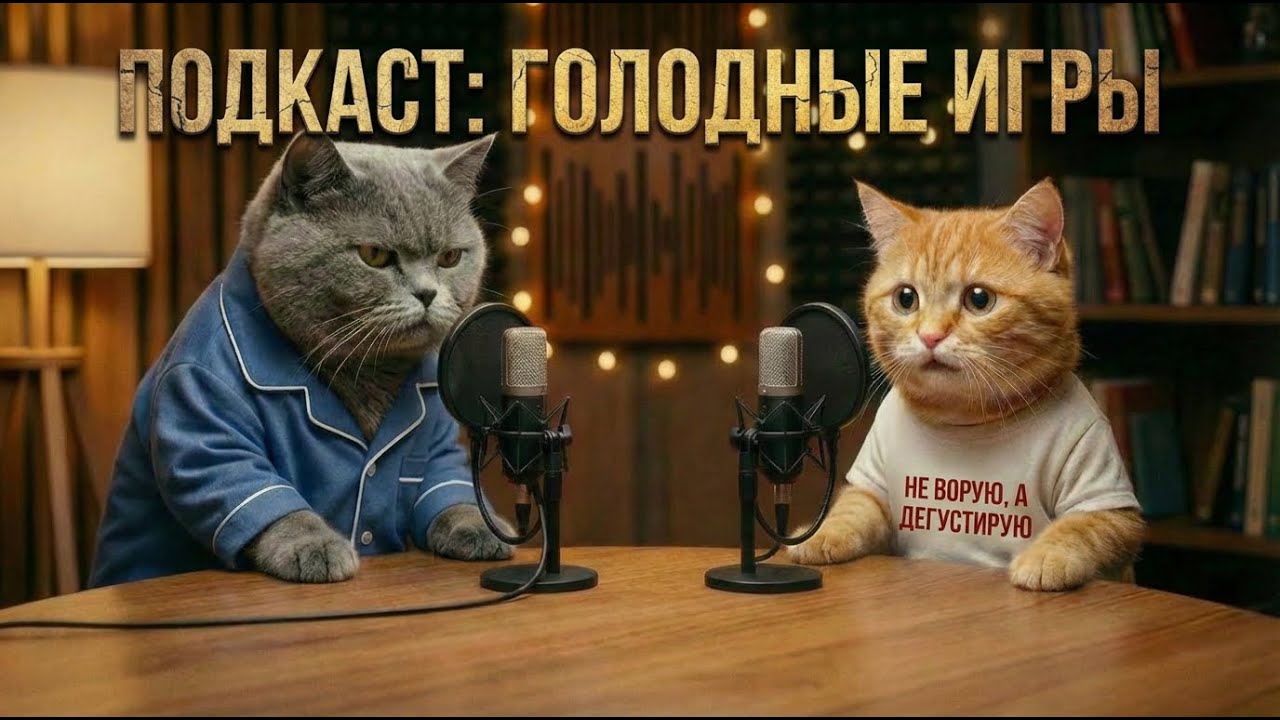 Голодные Игры: Драма пустой миски 🍗 | Подкаст котов #8 | The Hunger Games: Drama of the Empty Bowl
