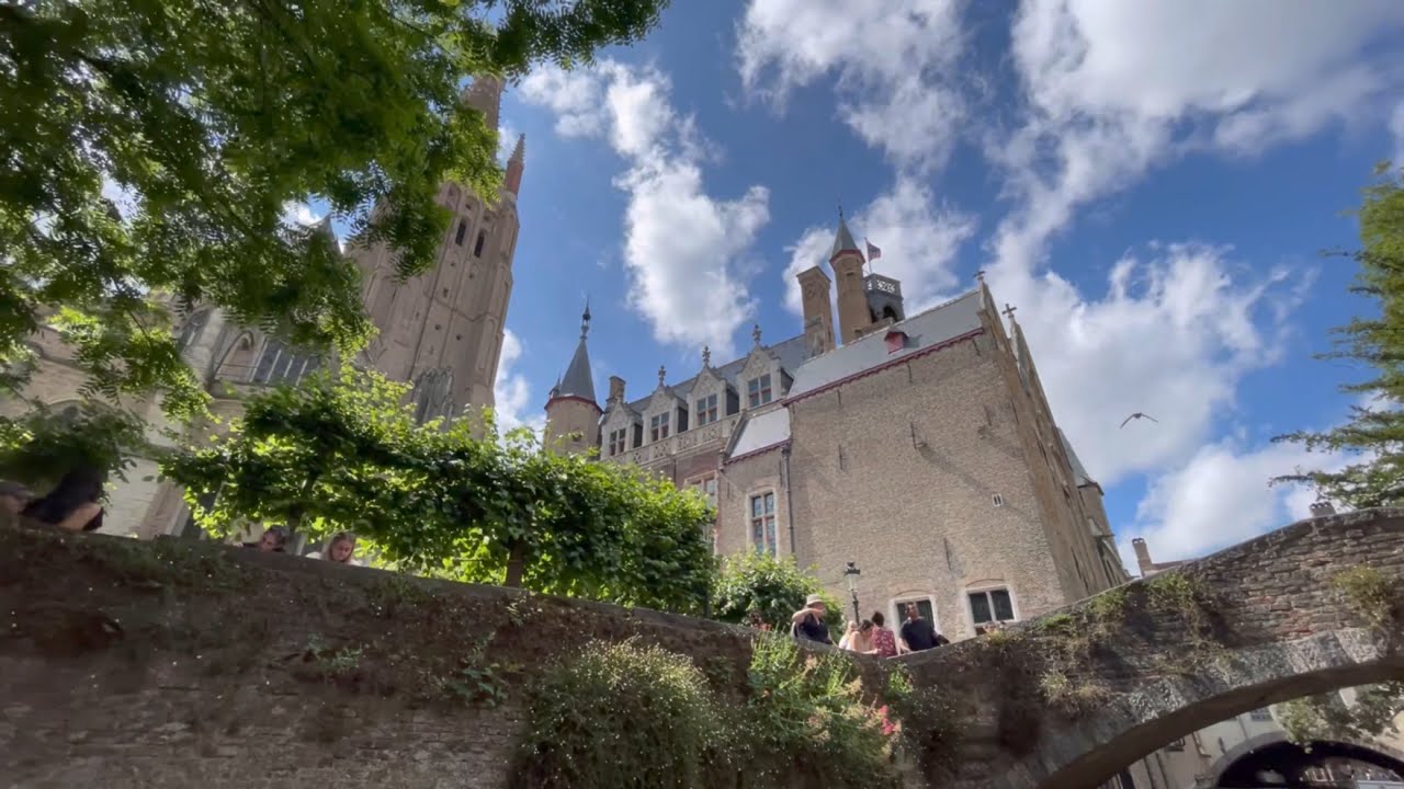 Bruges, Belgia - cu barca prin oraș