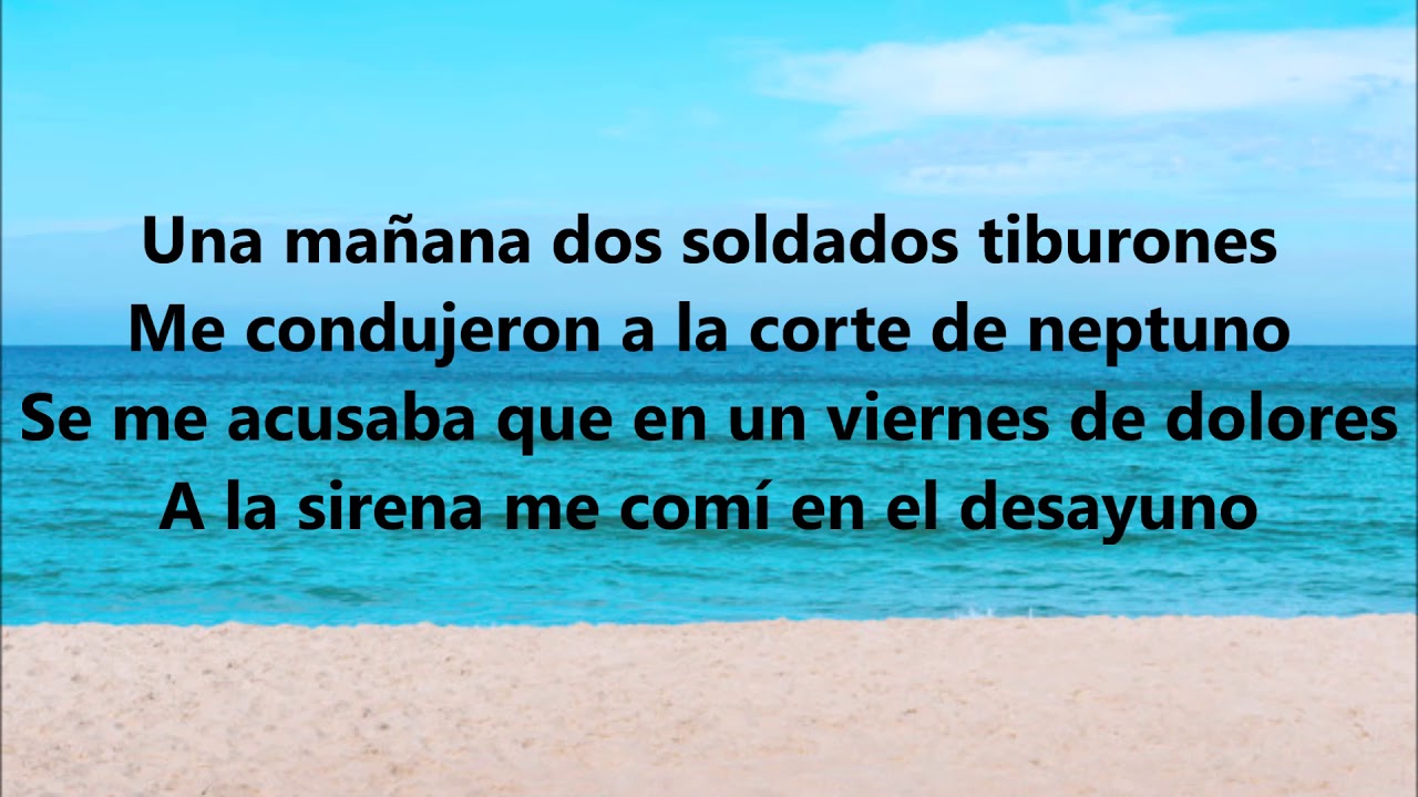 RIGO TOVAR - LA SIRENITA (LETRA)