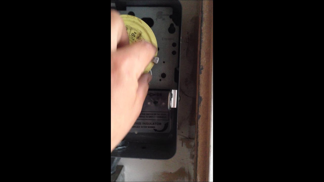 Adjusting a Intermatic T-101 Mechanical Time Clock