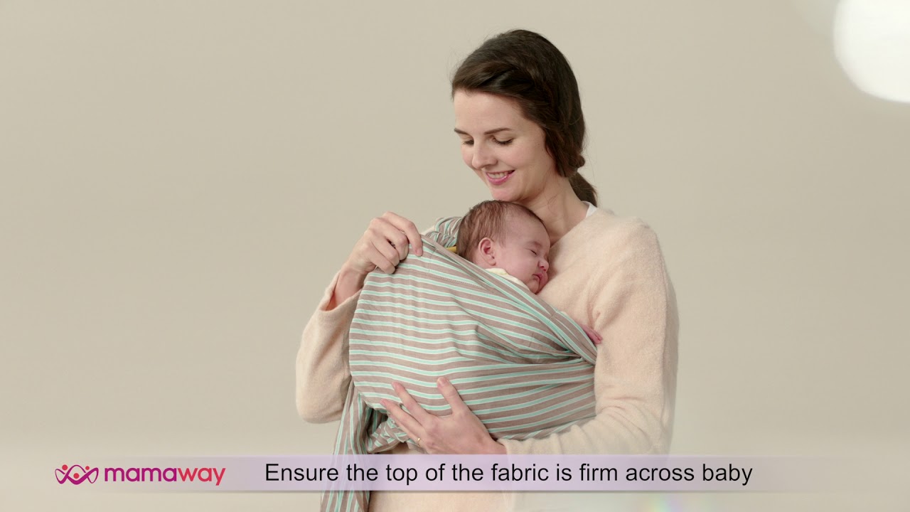 [How To Use] Mamaway Baby Ring Sling - NEWBORN (Koala Position)