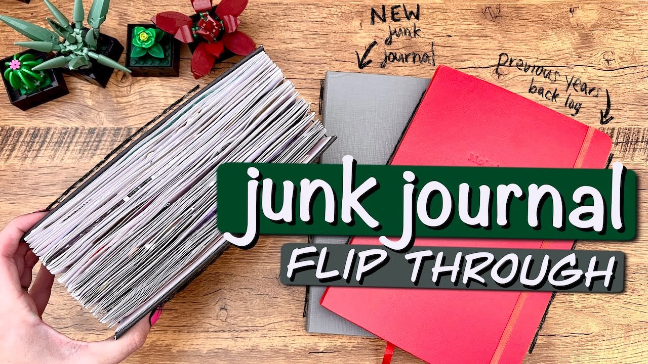 my first junk journal flip through📓 | + new junk journals 🖊