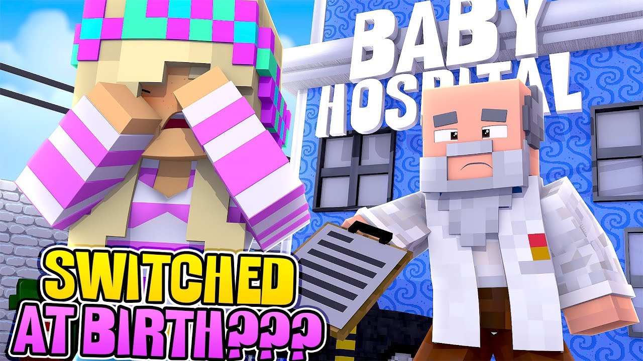Minecraft LEAH WAS SWITCHED AT BIRTH???-Donny & Leah Adventures