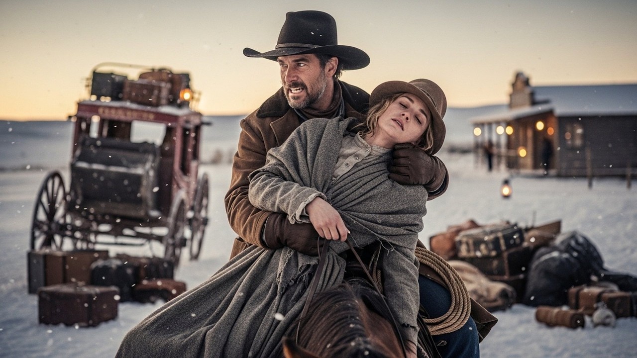 Mail Order Bride Got Lost in the Snow, The Cowboy Searched All Night and Found His Soulmate