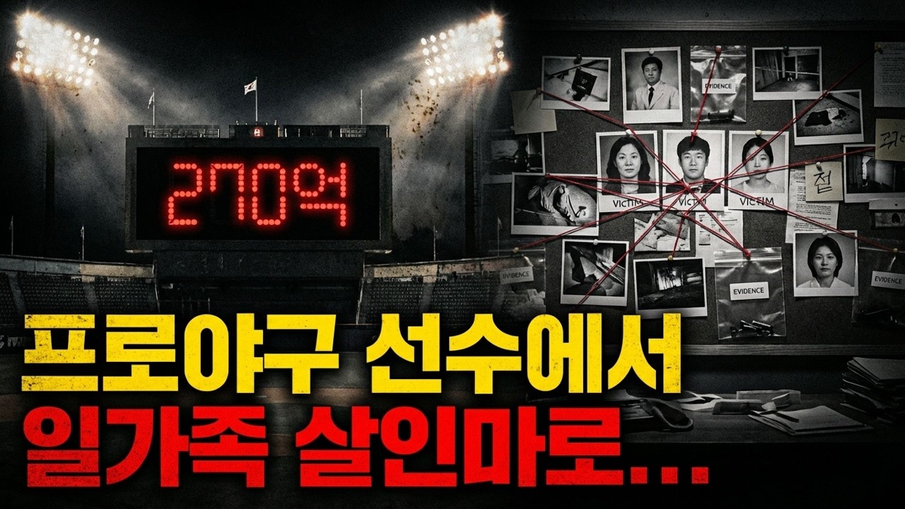 [실화바탕] 프로야구 은퇴 후 사업실패로 도피 자금 위해 연인 일가족 살해한 스타ㅣ어메이징미스터리ㅣ괴담ㅣ미스테리ㅣ무서운이야기ㅣ실종사건ㅣ현실공포ㅣ자면서듣는