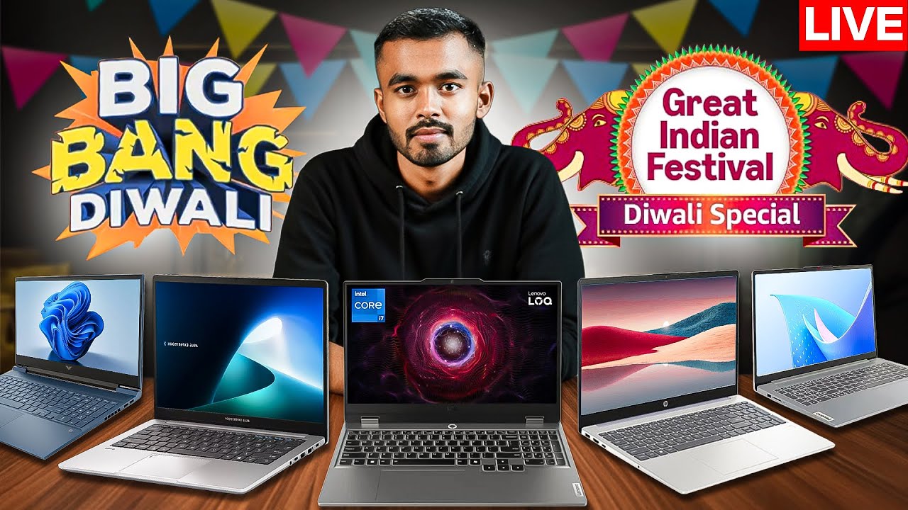 🔴  Live Deals  - Flipkart Big Bang Diwali Sale 2025 | Amazon Great India Festival Sale 2025