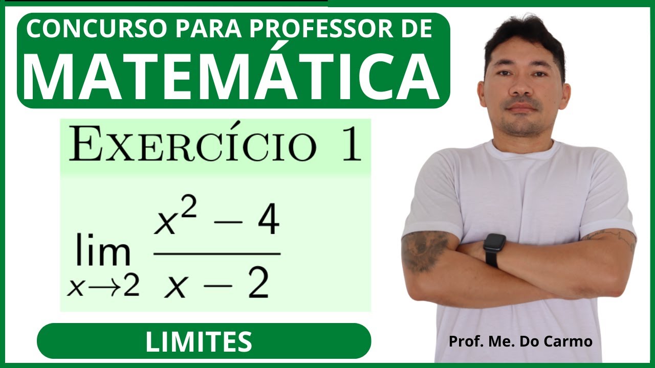LIMITES|EXERCÍCIO 01|Cálculo Diferencial e Integral para Concursos – Prof. Do Carmo