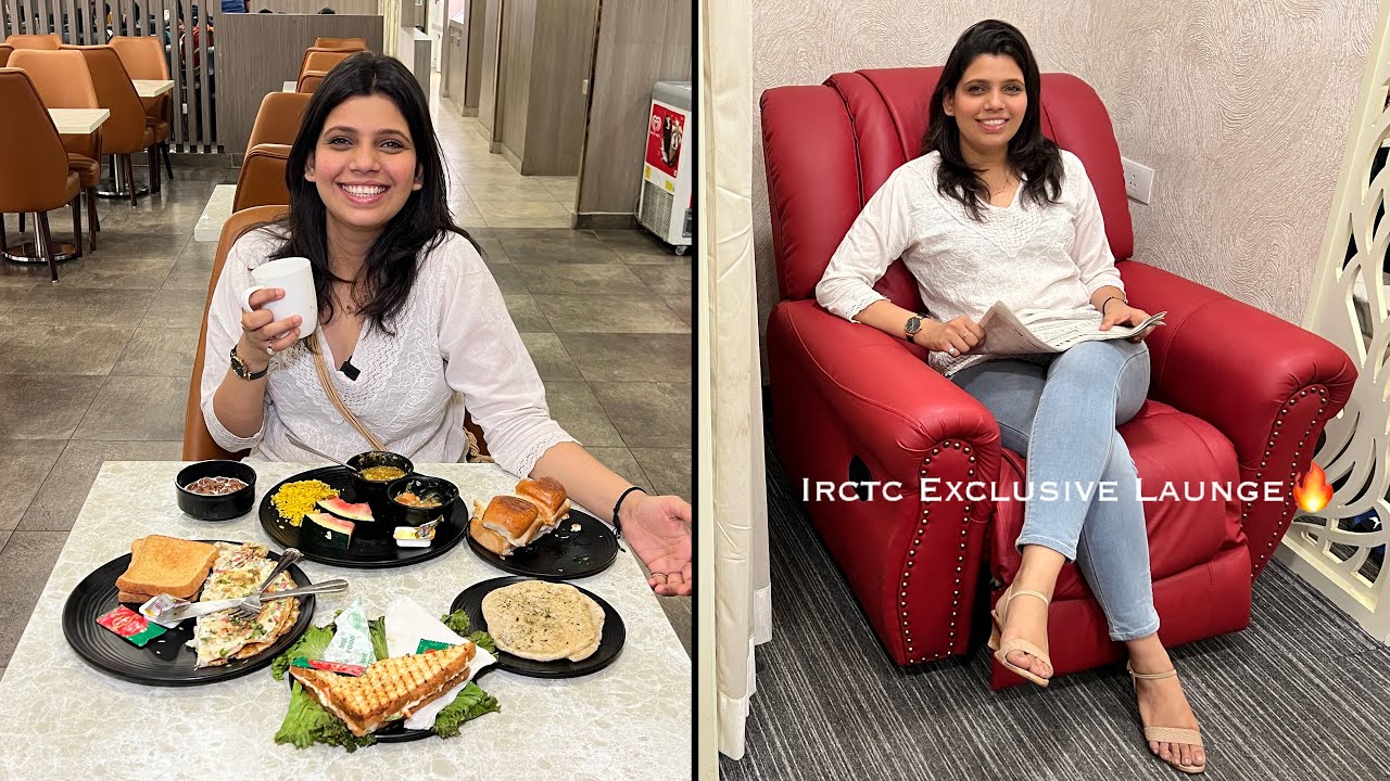 Unlimited Food Buffet & Rest in Only Rs.2/-😍(Irctc Exclusive Lounge)