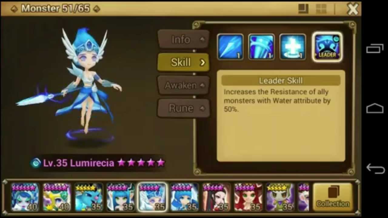 Summoners War - Awakening Lumirecia (The Queen Of The Dungeon)