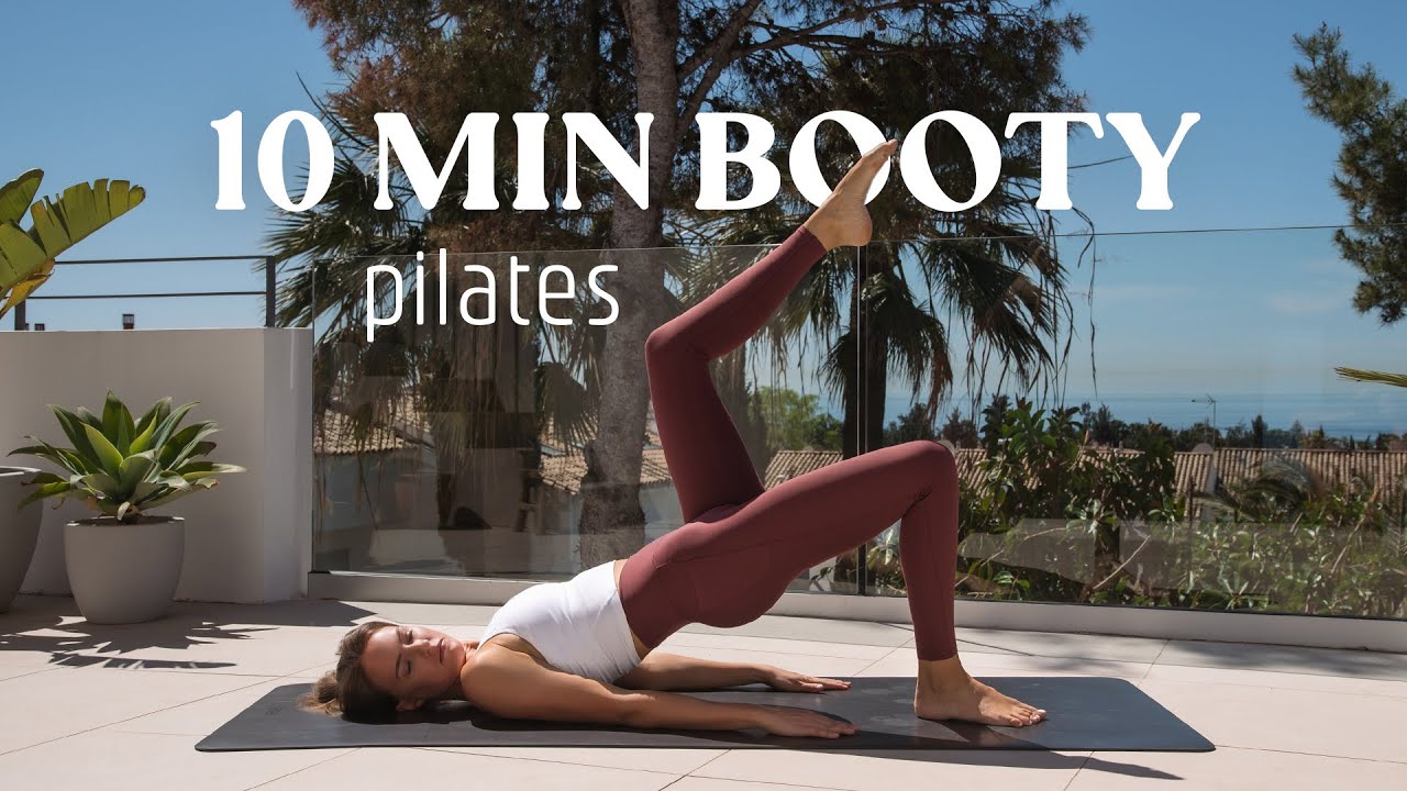 10 MIN BOOTY pilates workout for beginners (no equipment)
