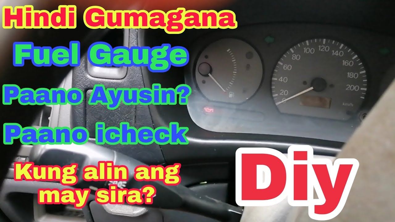 Hindi gumagana fuel gauge Paano ayusin?