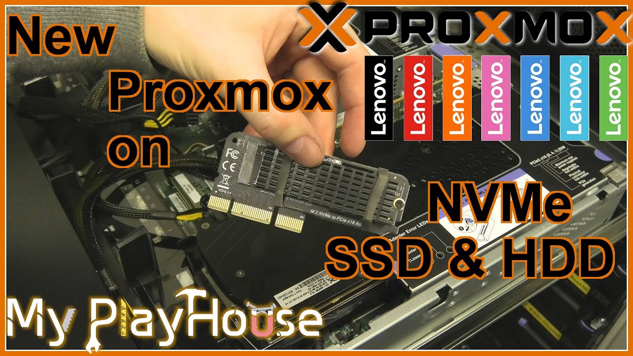 NEW Proxmox on x3650 M5 with NVMe, SSD & HDD - 1008