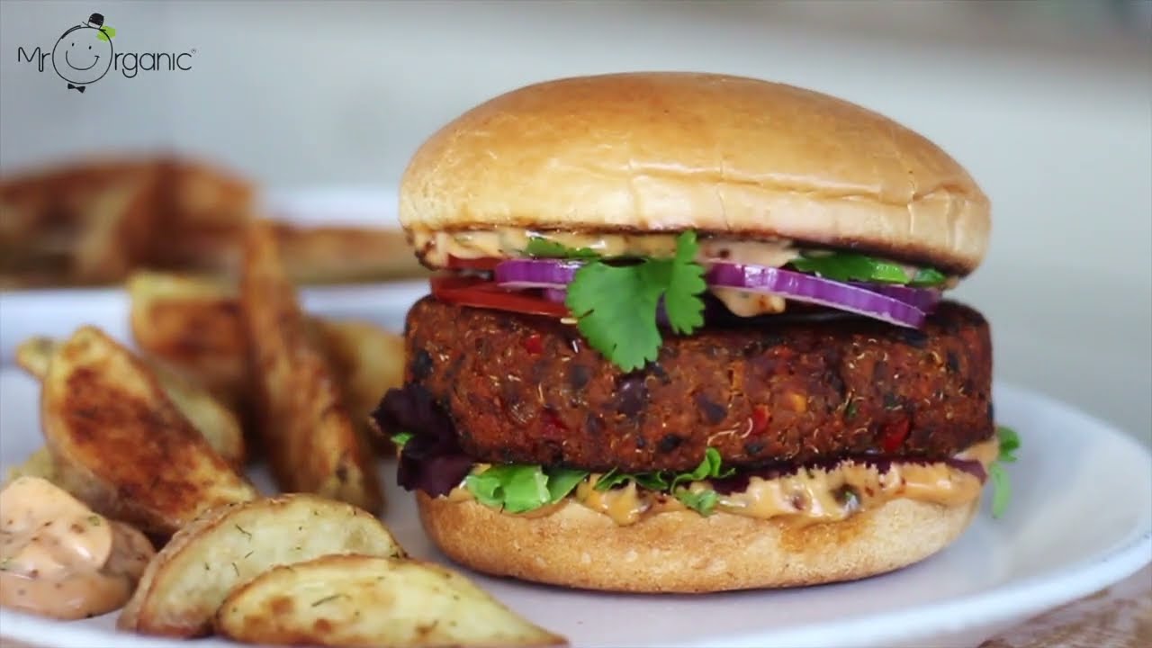 Sweet Potato & Black Bean Burgers with Jess Beautician