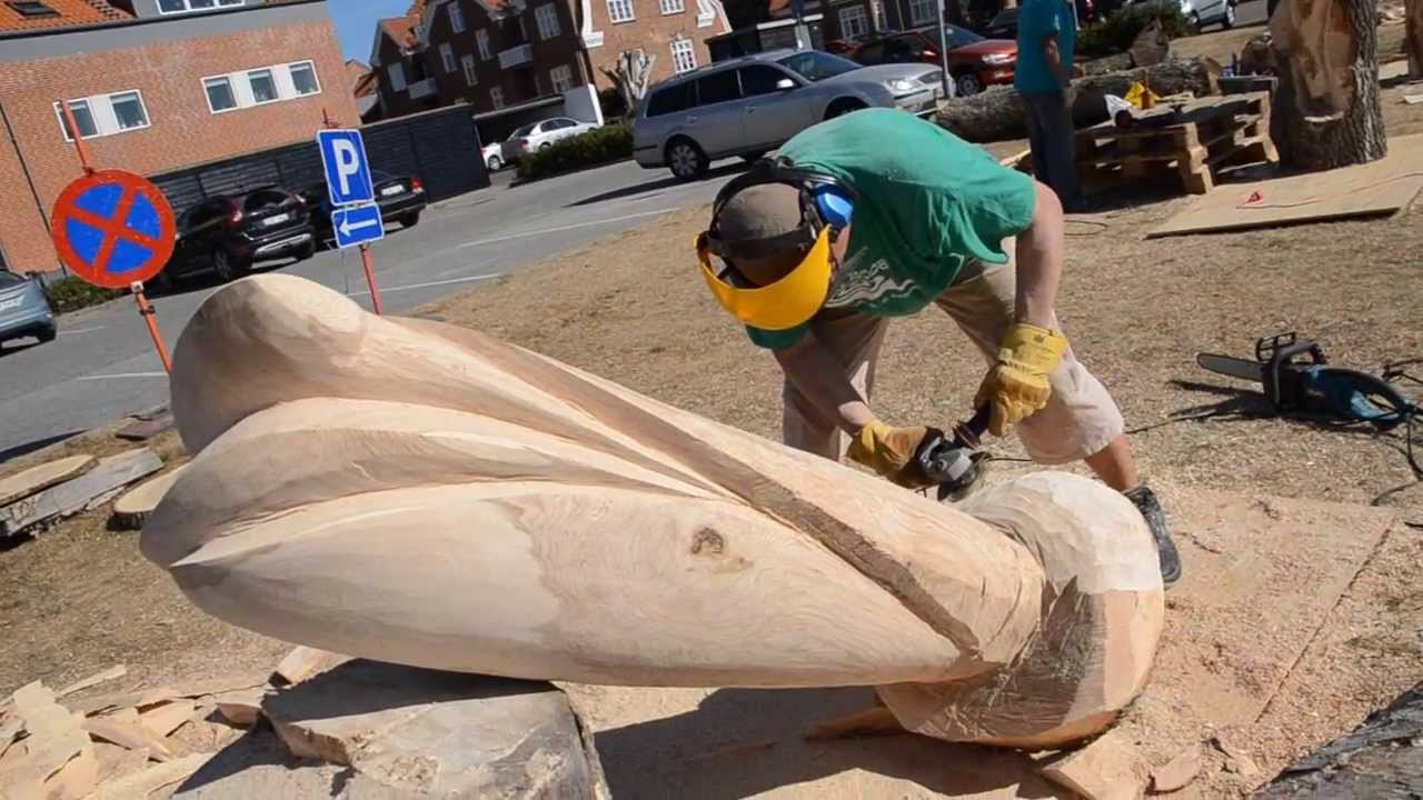 International Woodsculpture Symposium in Ringkøbing, Denmark 2013