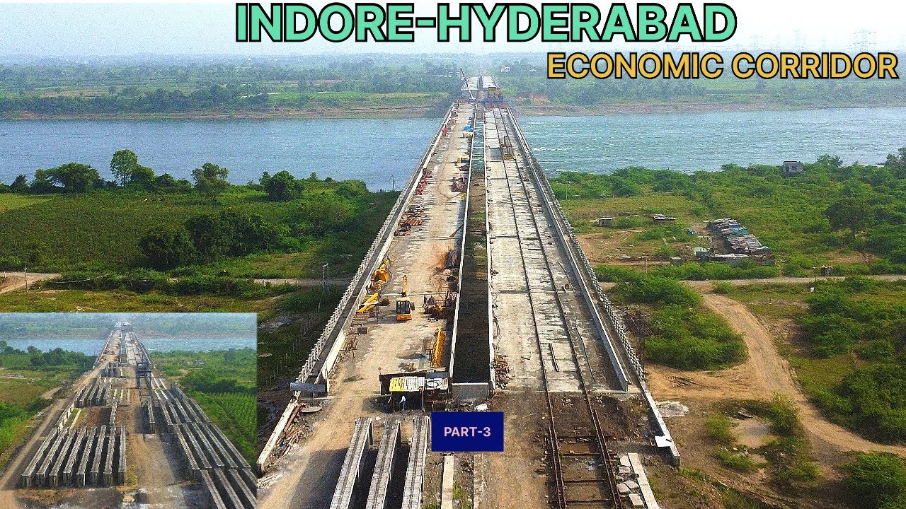 INDORE-HYDERABAD EXPRESSWAY(ECONOMIC CORRIDOR) | INDORE-KHANDWA/ICCHAPUR 4-LANE UPDATE VIDEO PART-3