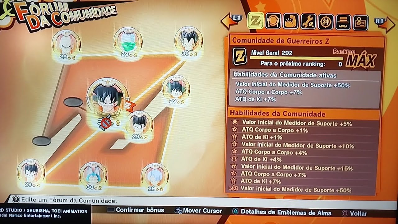 Dragon Ball Z Kakarot Comunidade no Máximo tudo em 100%