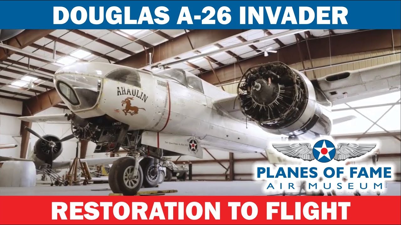 A-26 Aircraft Restoration Project PART 1  |  Miss Victory   |  Planes of Fame