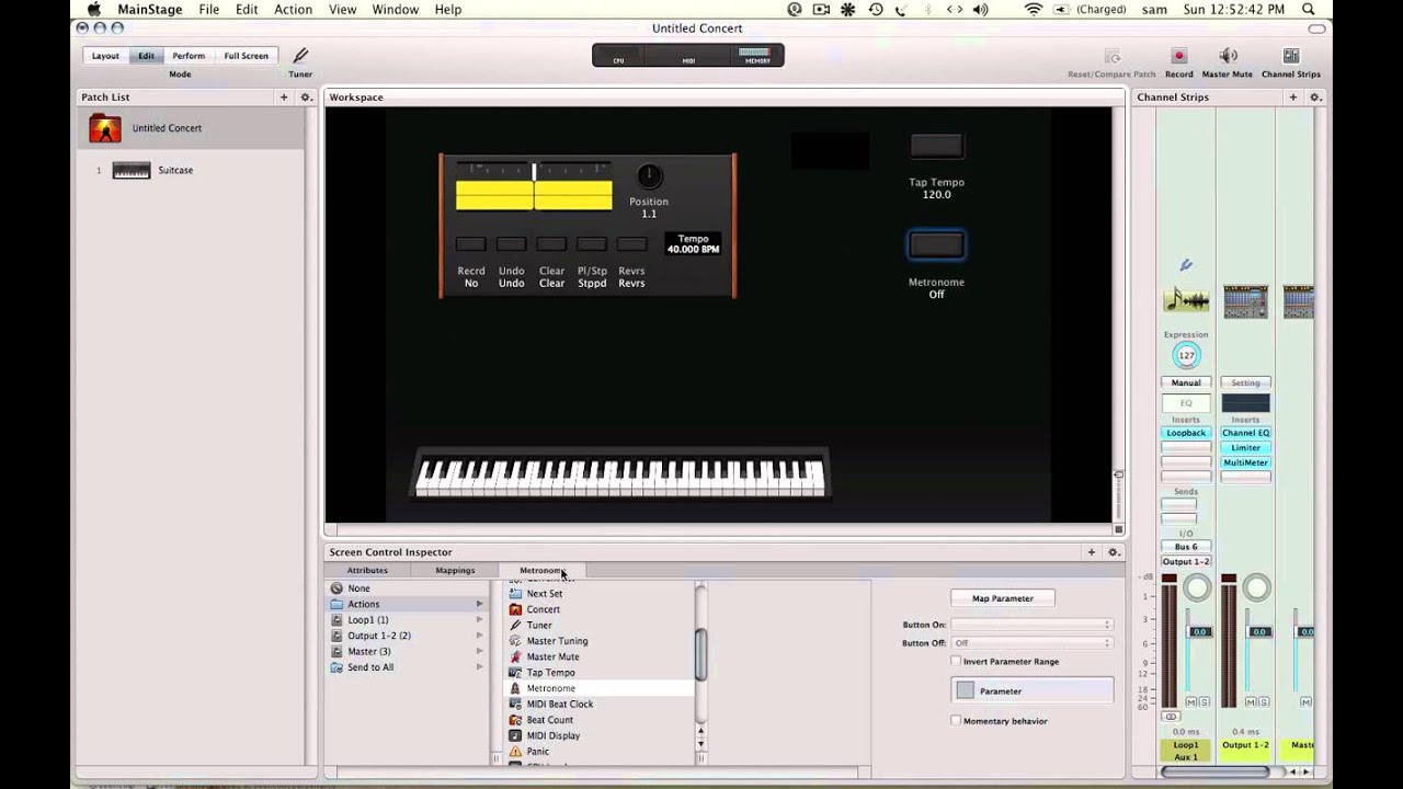 MainStage Live Looping Setup   Part II