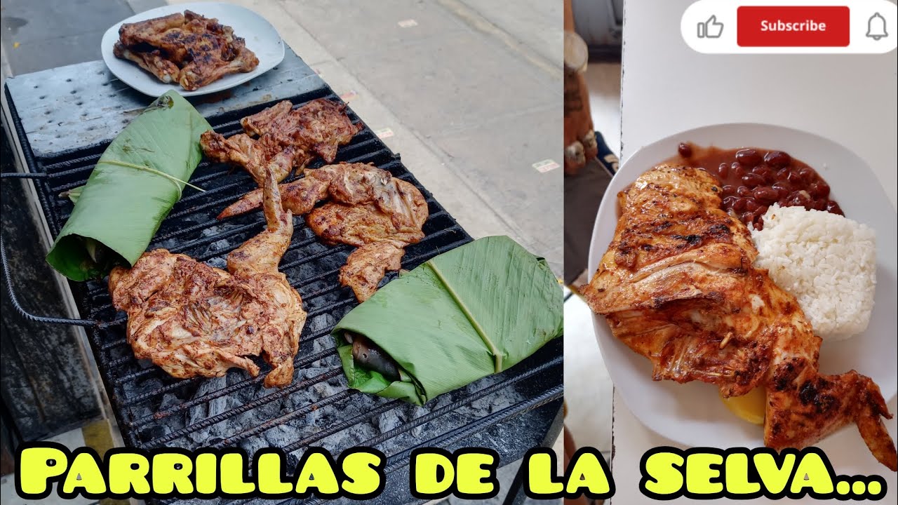 Comida de la Selva en el Restaurante la chinita... Parrillas, juanes y más... #iquitos #food