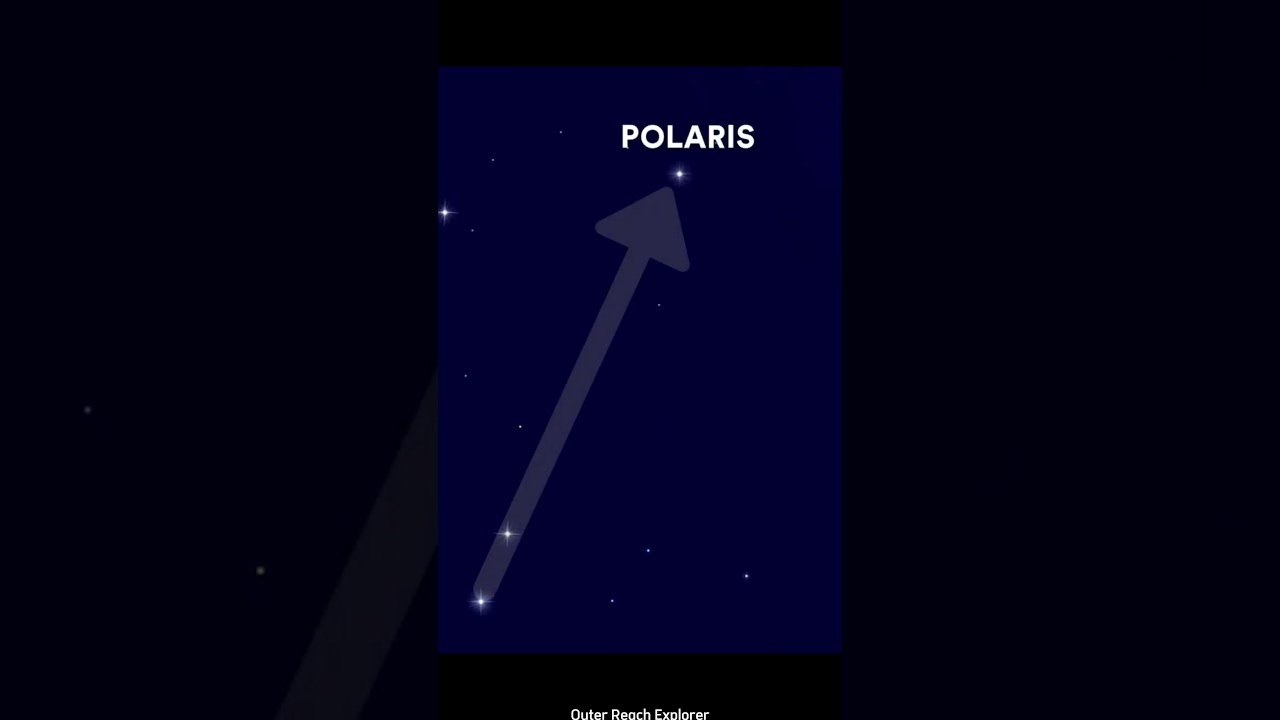 The Polaris: Star That Does Not Move in The Night Sky |  #spaceedit #space #universe