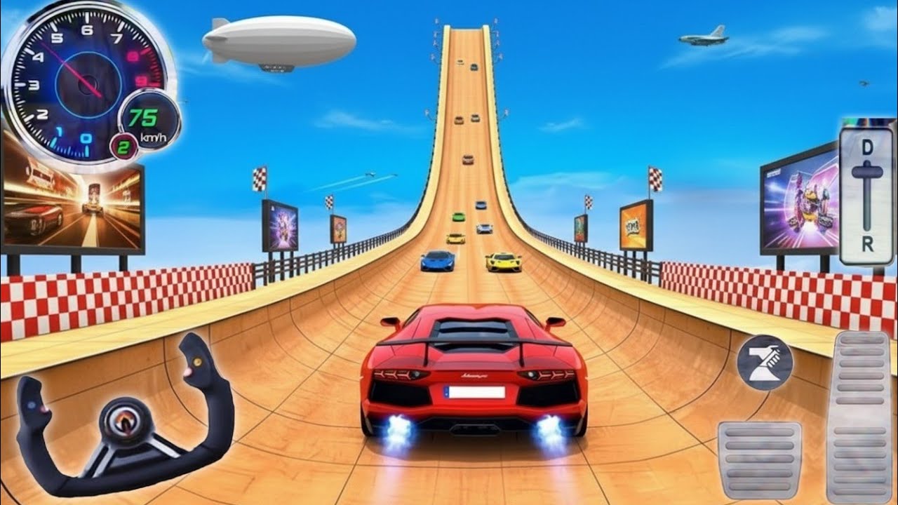 Mega Ramp Car Game Racing Master Simulator 3D Android Gameplay 🎮🎯 - 2025 Gt Stunts S Impossible Game