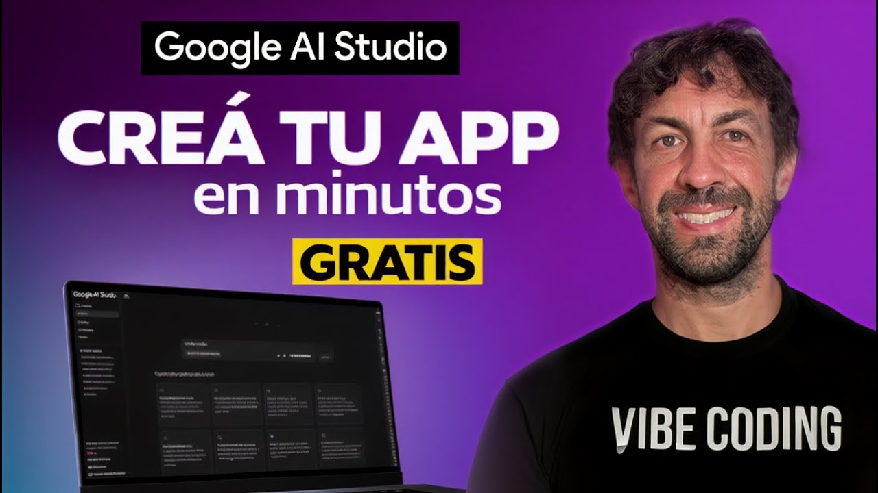 Google AI Studio: Tutorial F&Aacute;CIL y GRATIS para crear tus apps o sitios web sin saber programar